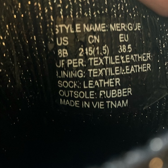 Kate Spade: Merigue Black Glitter Lace-Up Ankle Boots- 8 - Picture 4 of 16